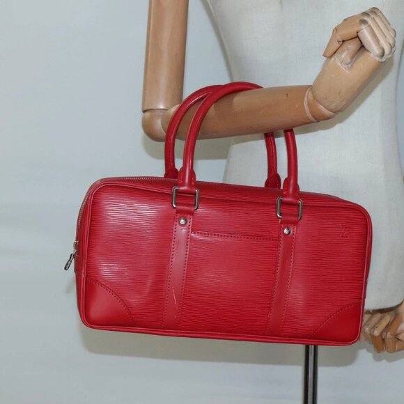 LOUIS VUITTON Epi Vivienne Long Hand Bag Red M5911E LV Auth 136462 - Picture 3 of 16
